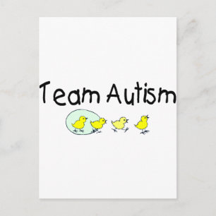 Team Autism (Chicks) Briefkaart