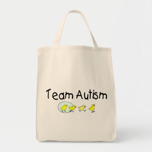 Team Autism (Chicks) Tote Bag (Voorkant)