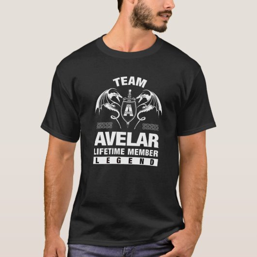 Team Avelar-lid voor het leven T-shirt (Voorkant)