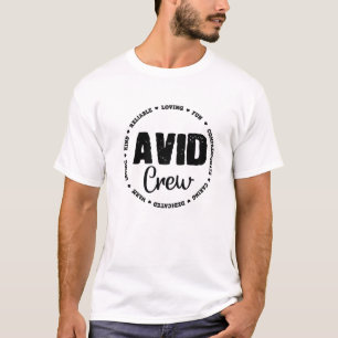 Team AVID Program Educator Teacher Appreciation Cr T-shirt