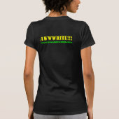 TEAM AWSCHRIJF!!! - MANO - ZWARTE EDITIE T-SHIRT (Achterkant)