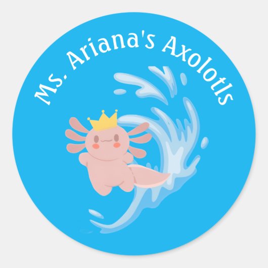 Team Axolotl sticker 1 (Voorkant)