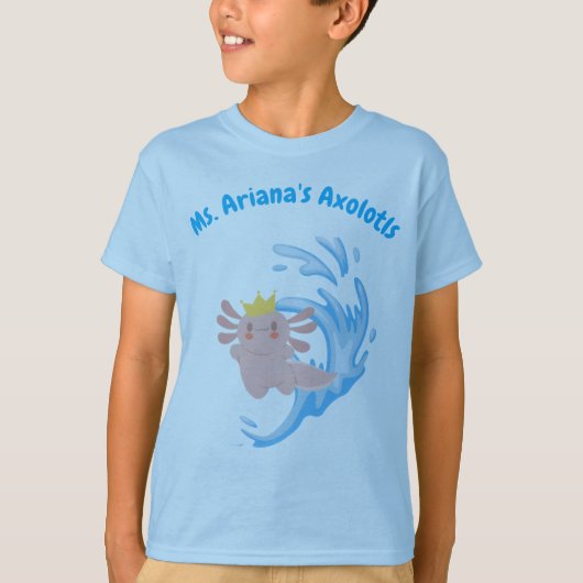 Team Axolotl's T-shirt Versie 1 (Voorkant)
