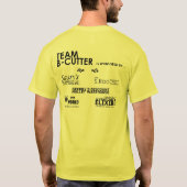 TEAM B-CUTTER T-SHIRT (Achterkant)