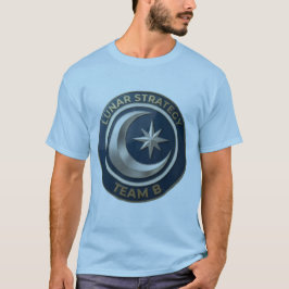 Team B Lunar Strategy Emblem | Moon & Star  T-shirt