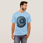 Team B Lunar Strategy Emblem | Moon & Star T-shirt (Voorkant volledig)