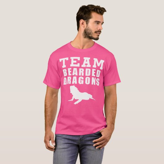 Team baardagamen t-shirt (Voorkant volledig)