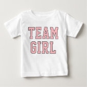 Team Baby Girl Blush Roze Baby Genderfeest (Voorkant)