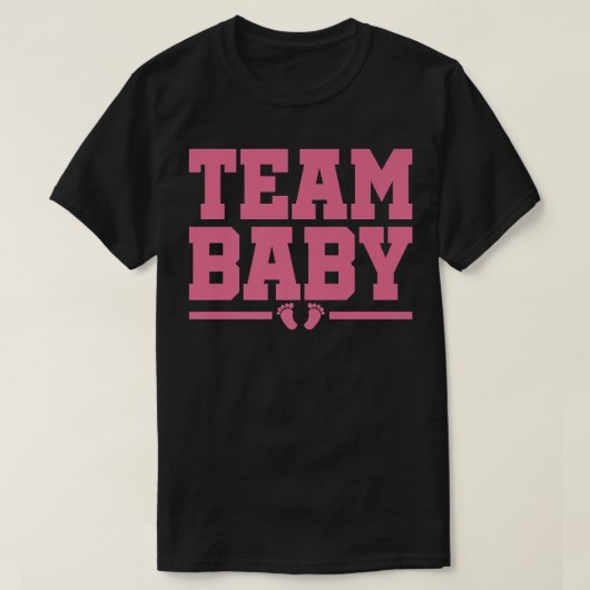 Team Baby New Baby Pregnancy Announcement 736 T-shirt (Design voorkant)