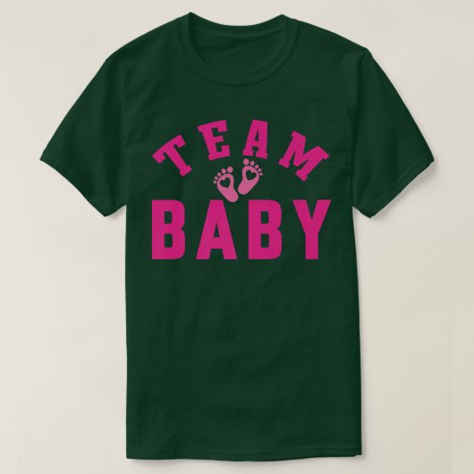 Team Baby New Baby Zwangerschap Aankondiging 741 T-shirt (Design voorkant)
