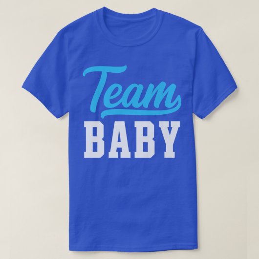 Team Baby New Baby Zwangerschap Aankondiging 742 T-shirt (Design voorkant)