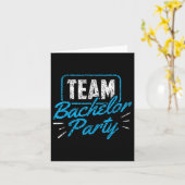 Team Bachelor Party Bruid Bruidegom _3 Kaart (Gele Bloem)