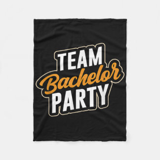Team Bachelor Party Bruid Bruidegom _4 Fleece Deken