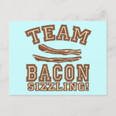 TEAM BACON is SIZZLING Tshirts, Mokken, cadeaus Briefkaart (Voorkant)