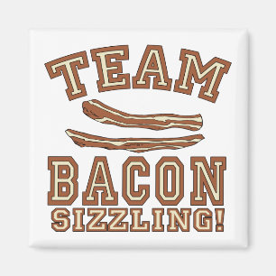 TEAM BACON is SIZZLING Tshirts, Mokken, cadeaus Magneet