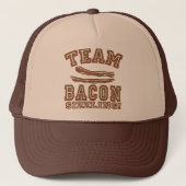 TEAM BACON is SIZZLING Tshirts, Mokken, cadeaus Trucker Pet (Voorkant)