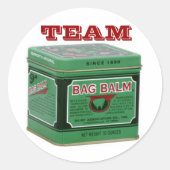 Team Bag Balm Ronde Sticker (Voorkant)