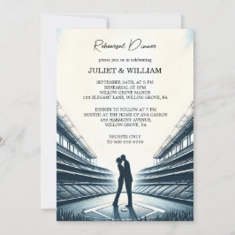 Team Ball Field Pitch Baseball Repetitie Diner Kaart