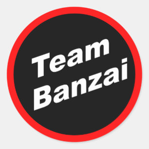 Team Banzai Ronde Sticker