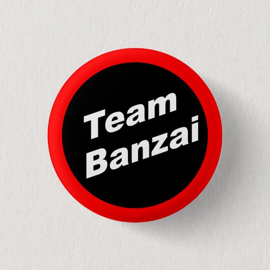 Team Banzai Small Button (Voorkant)