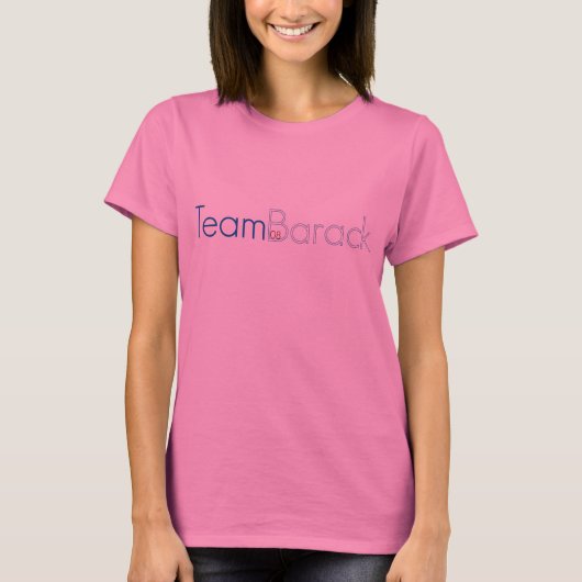 Team Barack T-shirt (Voorkant)