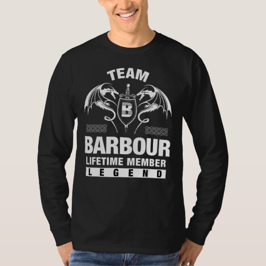 Team Barbour Lefetime Lid T-shirt (Voorkant)