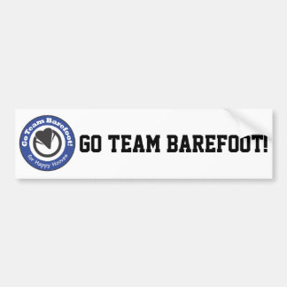 Team Barefoot! Bumpersticker