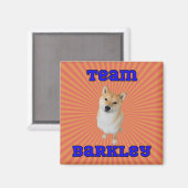 Team Barkley - 2 inch vierkante magneet (Voorkant / Achterkant)