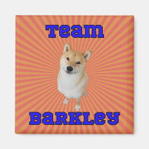 Team Barkley - 2 inch vierkante magneet