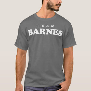 Team Barnes Achternaam Huwelijk Achternaam Bruid e T-shirt