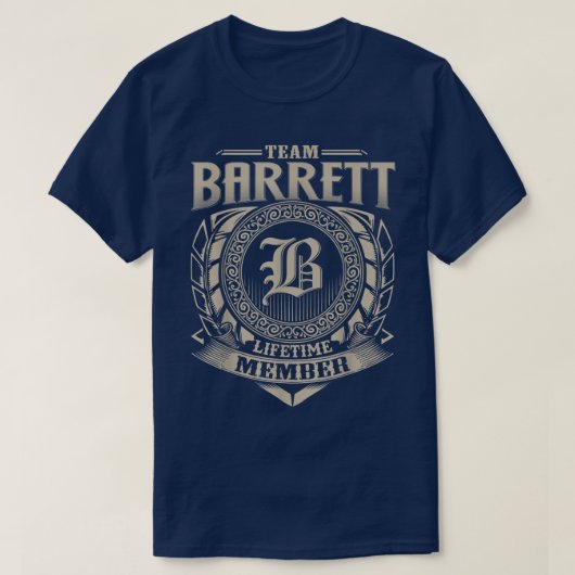 Team BARRETT Lifetime Lid BARRETT Famil T-shirt (Design voorkant)