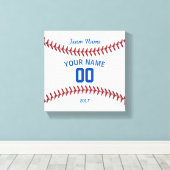 Team Baseball Sport Canvas Afdruk (Insitu (Houten vloer))