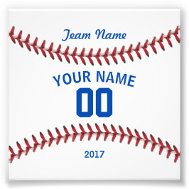 Team Baseball Sport Foto Afdruk