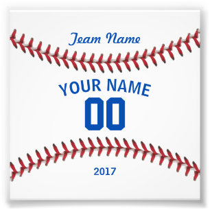 Team Baseball Sport Foto Afdruk