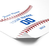 Team Baseball Sport Foto Afdruk (Hoek)