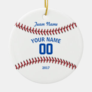 Team Baseball Sport Keramisch Ornament