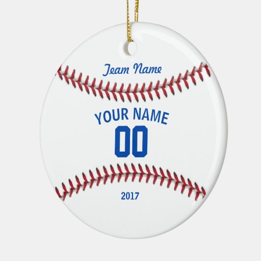 Team Baseball Sport Keramisch Ornament (Links)