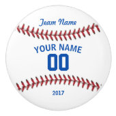 Team Baseball Sport Keramische Knop (Voorkant)