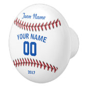 Team Baseball Sport Keramische Knop (Rechts)