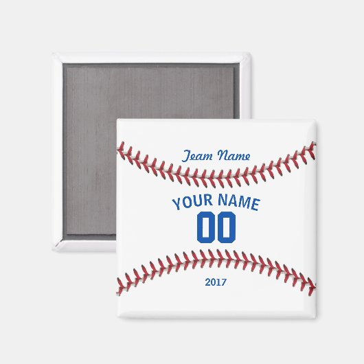 Team Baseball Sport Magneet (Voorkant / Achterkant)