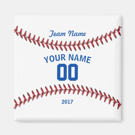 Team Baseball Sport Magneet (Voorkant)