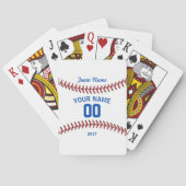 Team Baseball Sport Pokerkaarten (Achterkant)