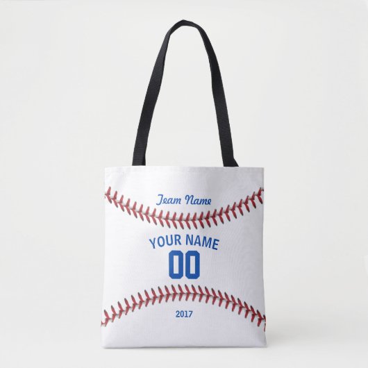 Team Baseball Sport Tote Bag (Voorkant)