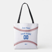 Team Baseball Sport Tote Bag (Achterkant)
