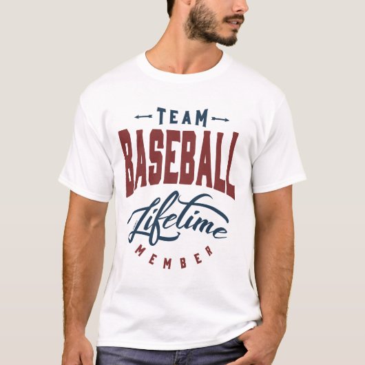 Team Baseball T-shirt (Voorkant)