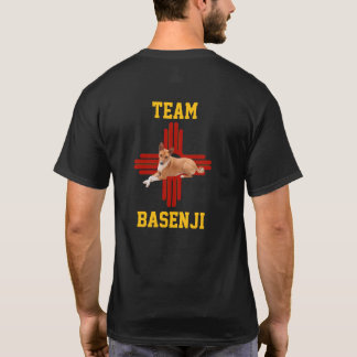 Team Basenji New Mexico hond Sighthound T-shirt