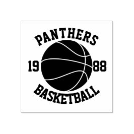 Team Basketball Rubberstempel