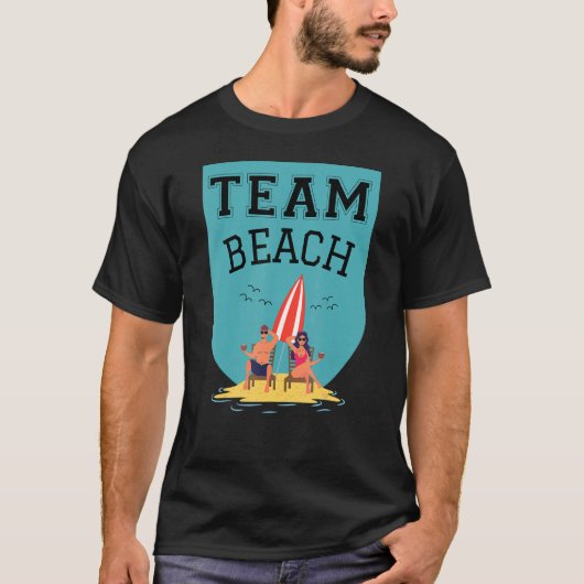 Team Beach Couple T-shirt (Voorkant)