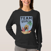 Team Beach Women Palm Tree Hut T-shirt (Voorkant)