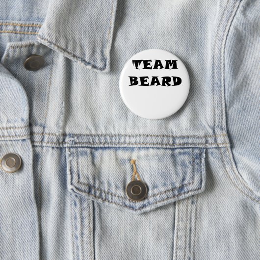 Team Beard Ronde Button 5,7 Cm (In situ)